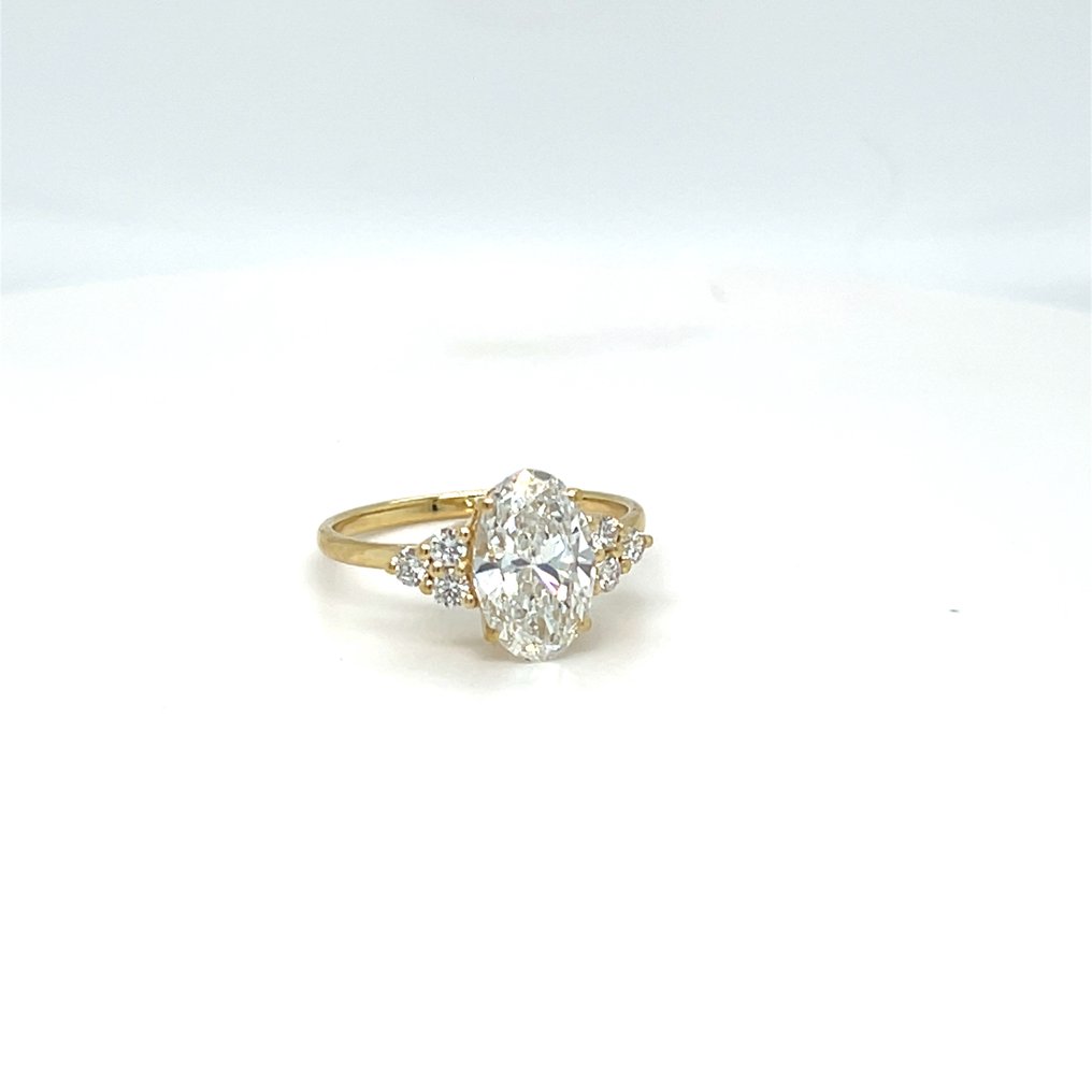 沒有保留價 - 戒指 - 14 克拉 黃金 - 2.33ct. tw. 鉆石 (實驗室培育) - 鉆石 #2.1