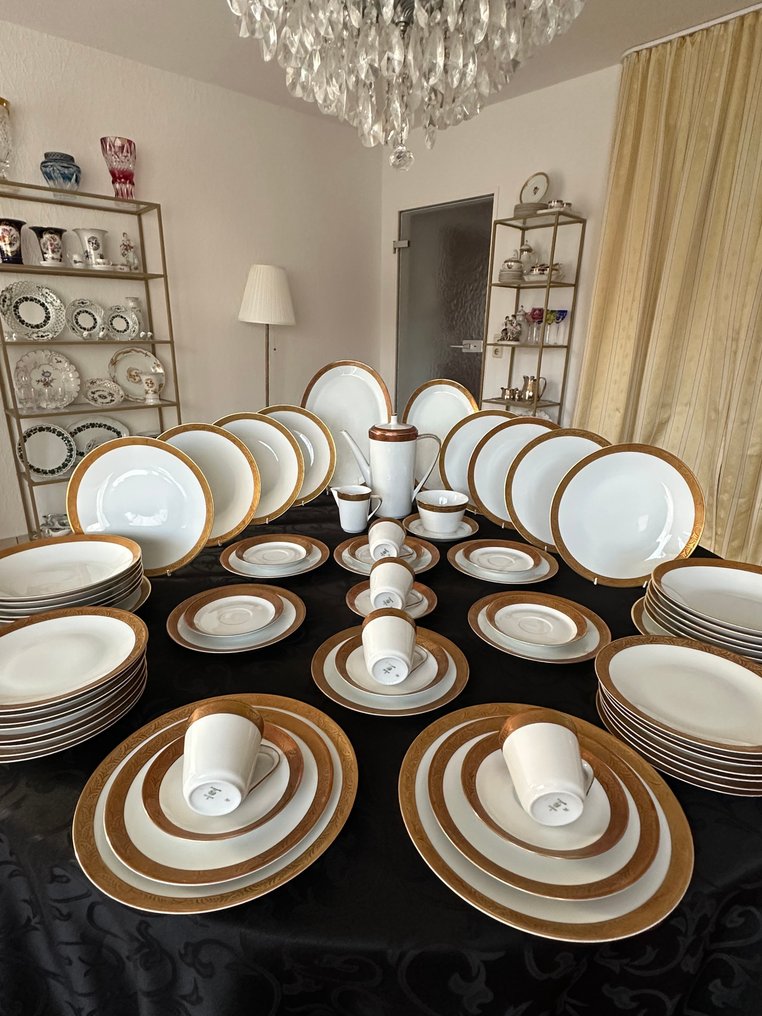 Hutschenreuther - Table service for 12 (65) - food and coffee service - Porcelain #1.0