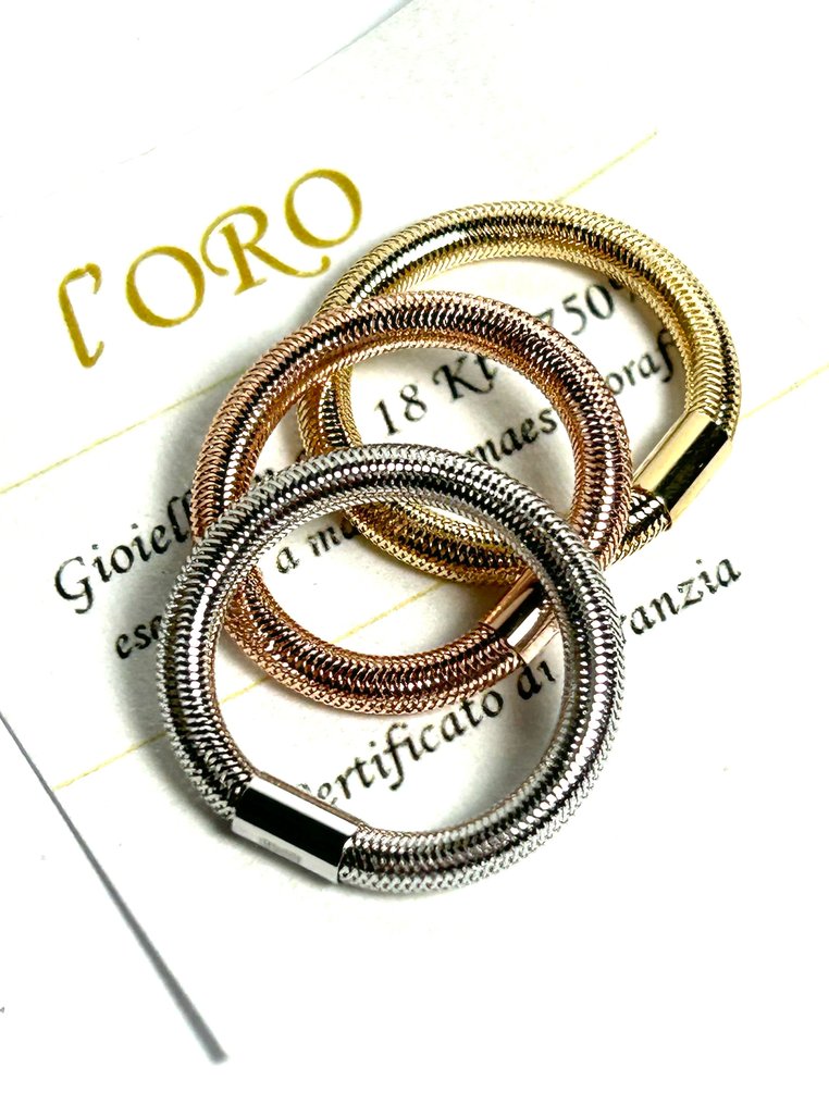 Δαχτυλίδι - 18 καράτια Κίτρινο χρυσό, Λευκός χρυσός, Ροζ χρυσό - σύγχρονος σχεδιασμός #3.2