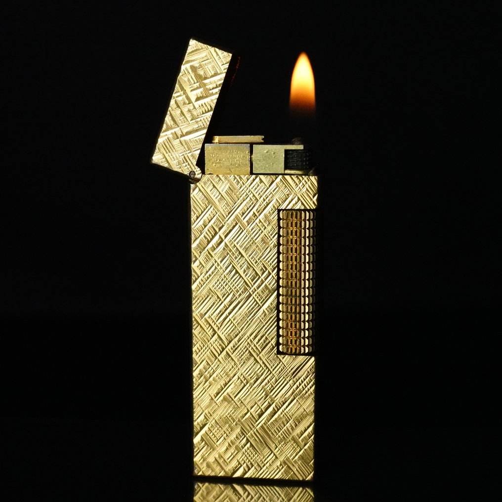 Dunhill - Florentine Pattern Rollagas Lighter - Senza prezzo di riserva - Accendino - Placcato oro #1.0