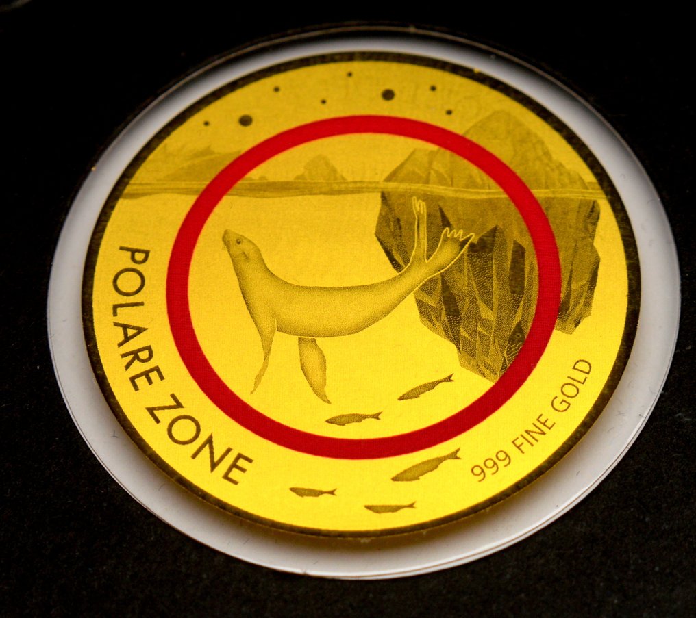 Tsjaad. 5000 Francs 2020 Polar Zone - 1/200oz (.999) (Zonder minimumprijs) #1.0