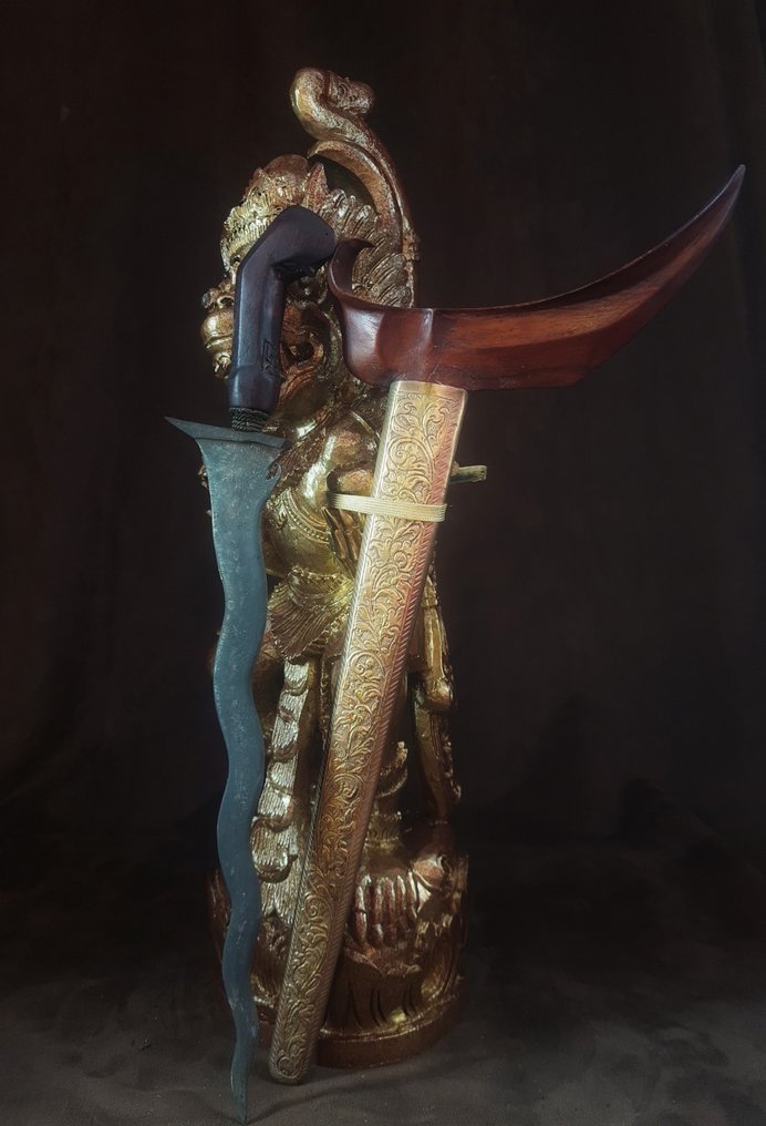 Κερίς holder και ένα 10 luk Keris - Ινδονησία  (χωρίς τιμή ασφαλείας) #2.1