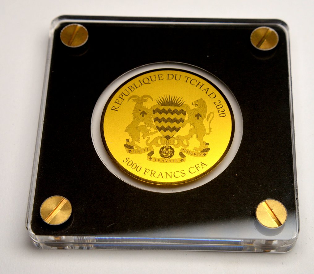 Chad. 5000 Francs 2020 Subtropical Zone - 1/200oz (.999)  (No reserve price) #1.0