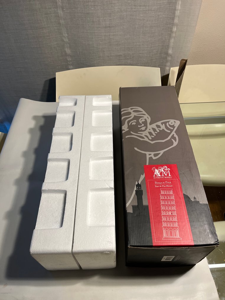 Sculpture, Torre Pisa Authentic Models AR025 - 48 cm - Porcelain #4.3