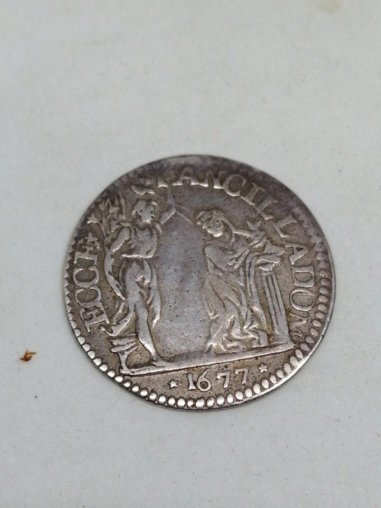 Toscana Cosimo III de' Medici (1670-1723. Giulio 1677 #1.0