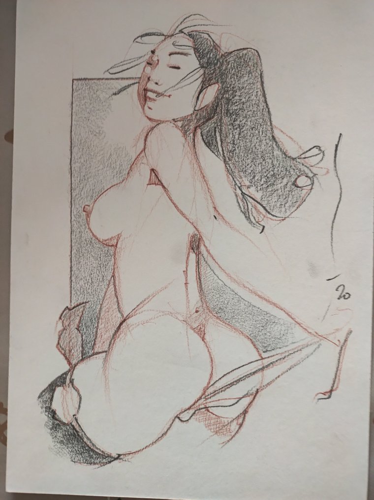 Marc Michetz - 1 Original preliminary drawing - Amazing Adult Fantasy #1.0