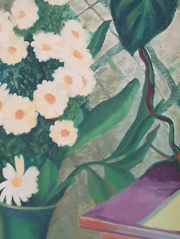 A.S. BORICHERSKY(XX) - Still Life with Daisies #2.1