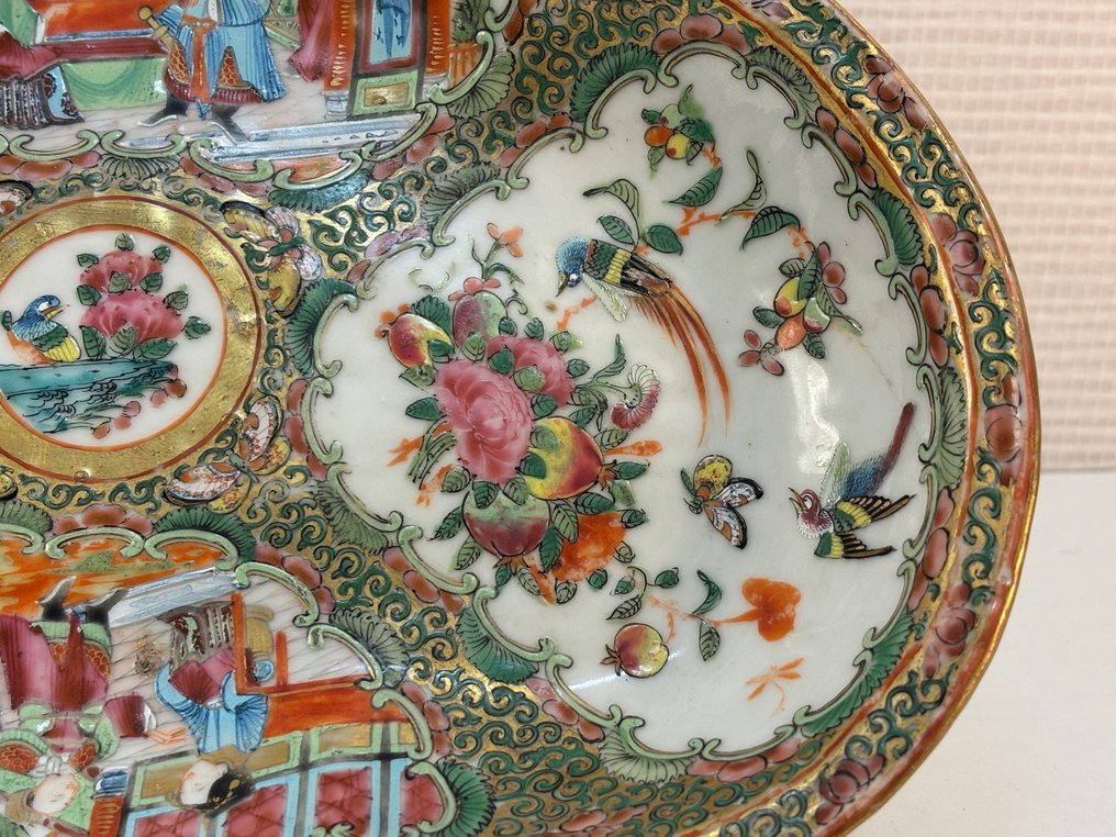 Plate - Jolie assiette Canton - poircelaine #3.2