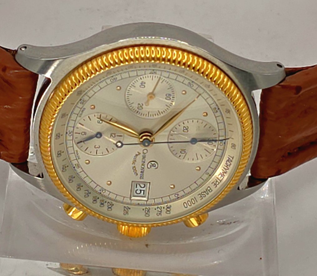 Chronoswiss  - Pacific - Chronograph - Goldlünette Golddrücker Goldkrone  - Kaliber Val. 7750 - Schweiz um 1993 - CH7514 - Άνδρες - 1990-1999  #4.3