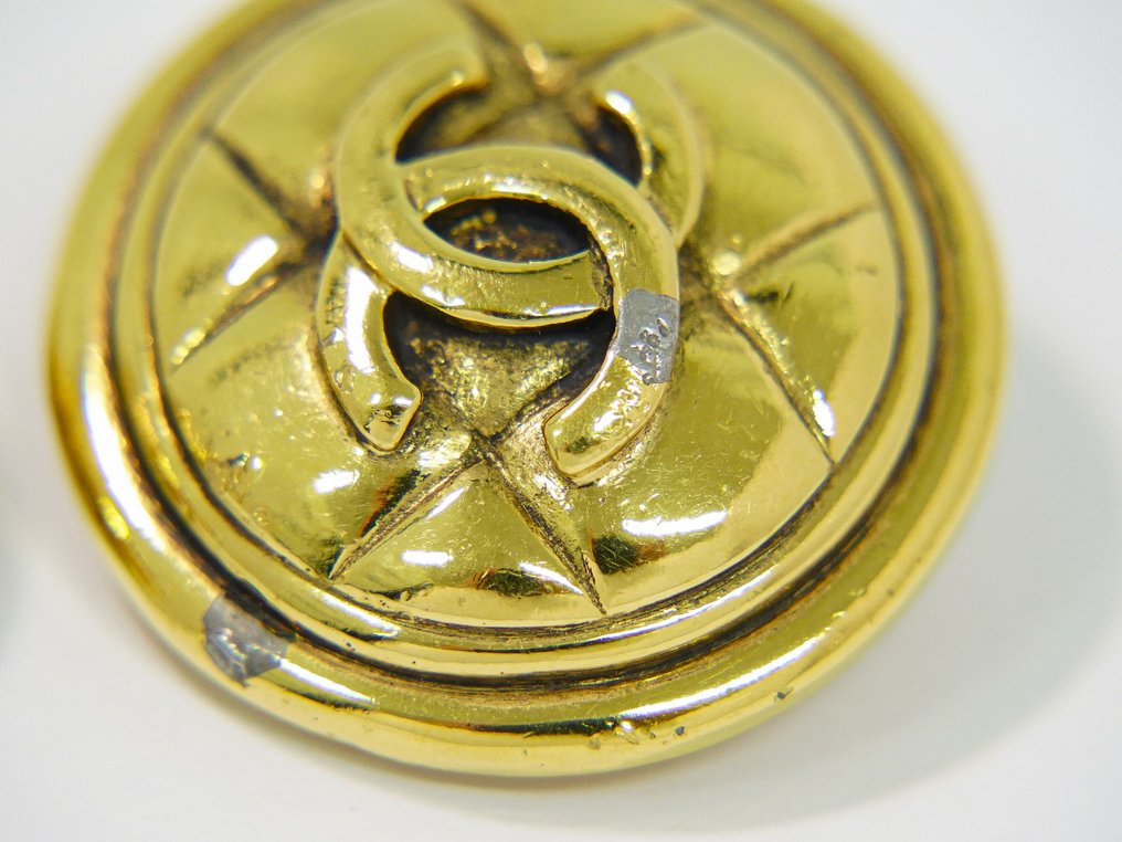 Chanel - Gullplattert - Øredobber #3.2