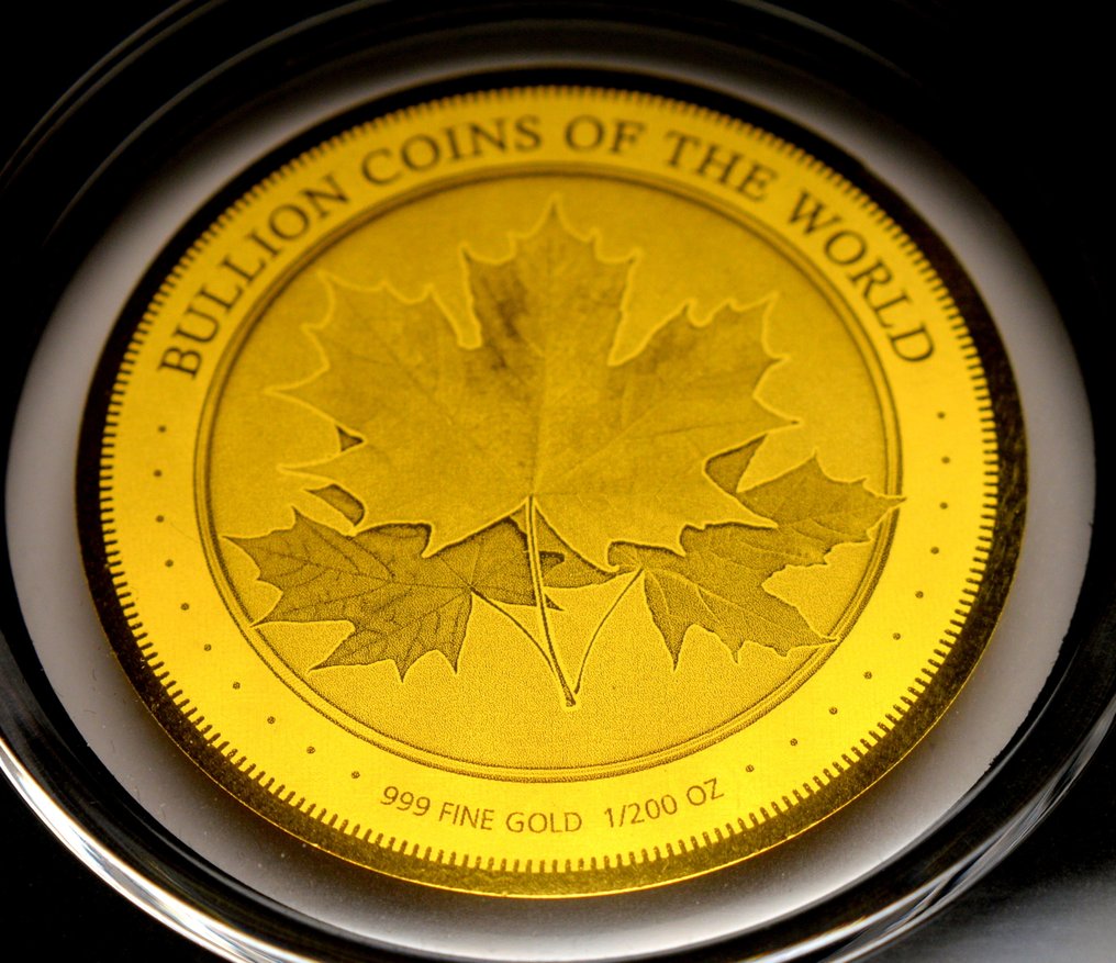 Tsjaad. 5000 Francs 2023 Maple Leaf - Bullion Coins of the World - 1/200oz (.999)  (Zonder minimumprijs) #1.0