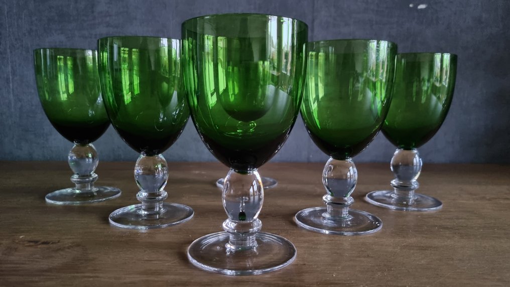 Kristalunie Maastricht - Max Verboeket - 葡萄酒杯 (6) - 水晶 #2.1