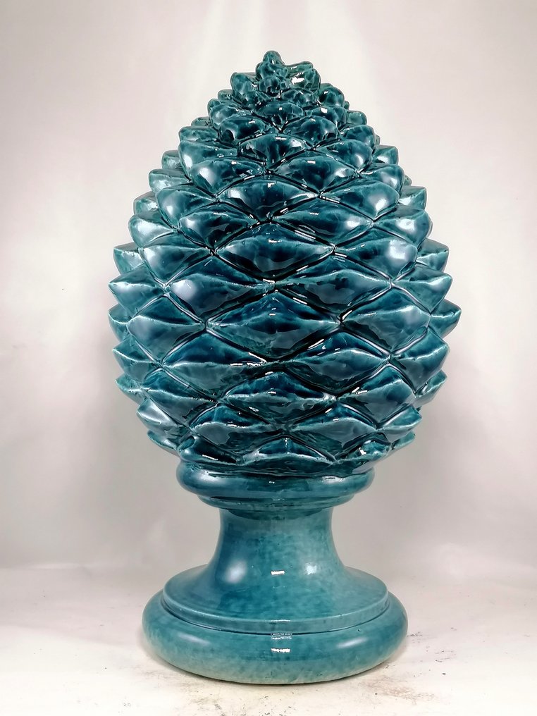 Szobor, Pigna - 39 cm - Majolika - 2025 #1.0