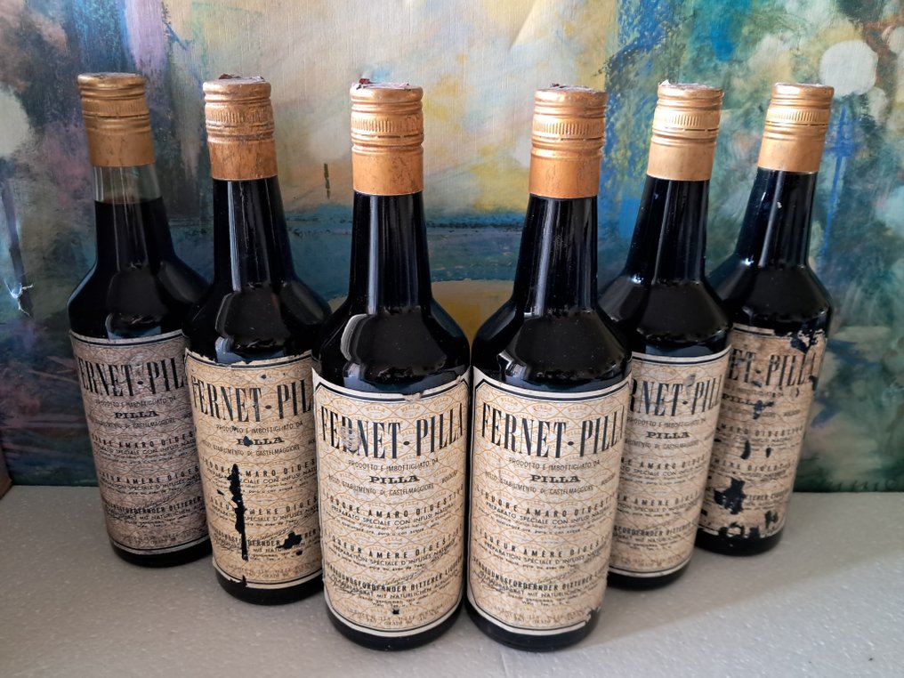 Pilla - Fernet Amaro  - b. Δεκαετία του 1980 - 75cl - 6 μπουκαλιών #2.1
