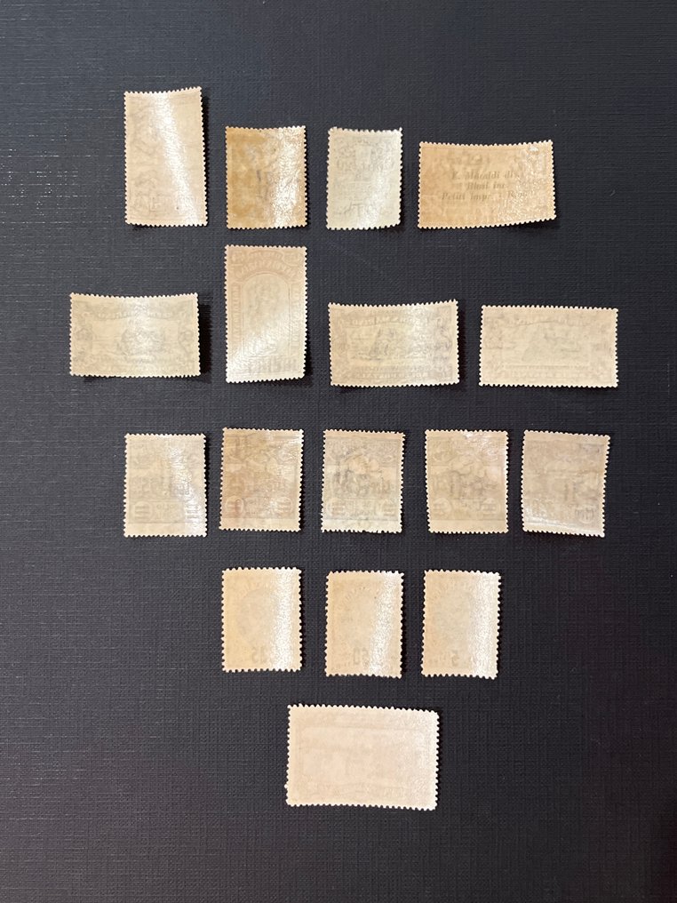 圣玛利诺 1917/1927 - 圣马力诺新邮票系列,带完整胶面 - Sassone N. 52, 53, S. 21, S.23, N. 129, S.25, N. 133, N. 134 #1.0