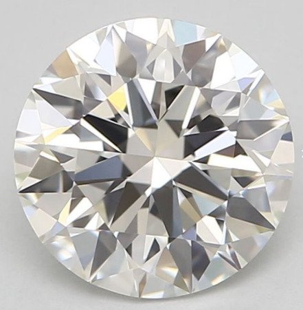 1 pcs Gyémánt  (Természetes)  - 1.01 ct - Kerek - H - IF - Amerikai Gemmológiai Intézet (GIA) #1.0