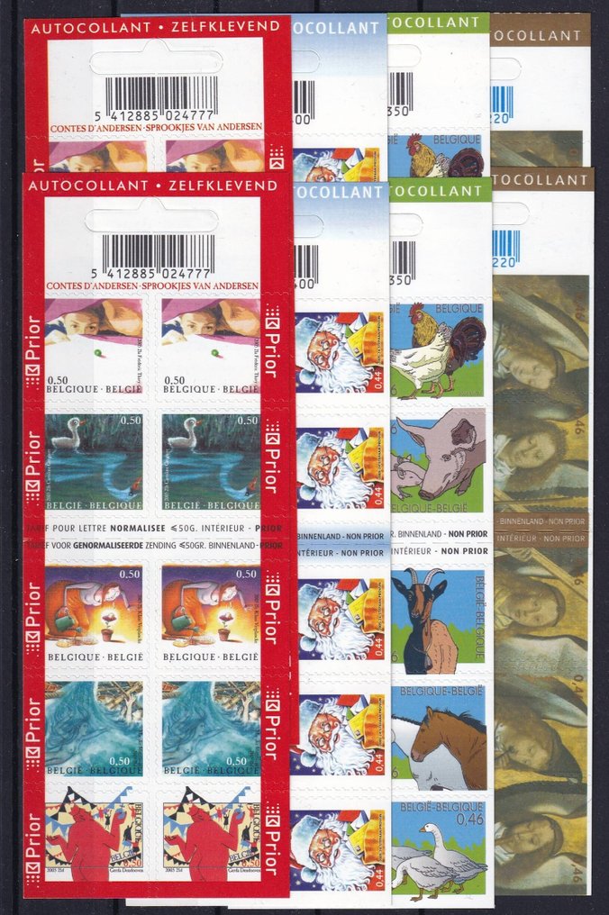 Belgique 2001/2006 - carnets de parti (valeur de affranchissement) - OBP/COB tussen B38 en B70 #2.1