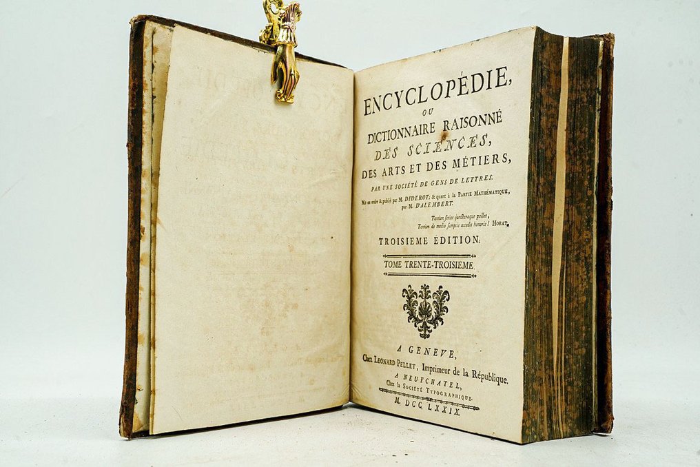 Denis Diderot & Jean le Rond d'Alembert - Encyclopédie, ou dictionnaire raisonné des sciences, des arts et des métiers - 1778-1780 #2.1