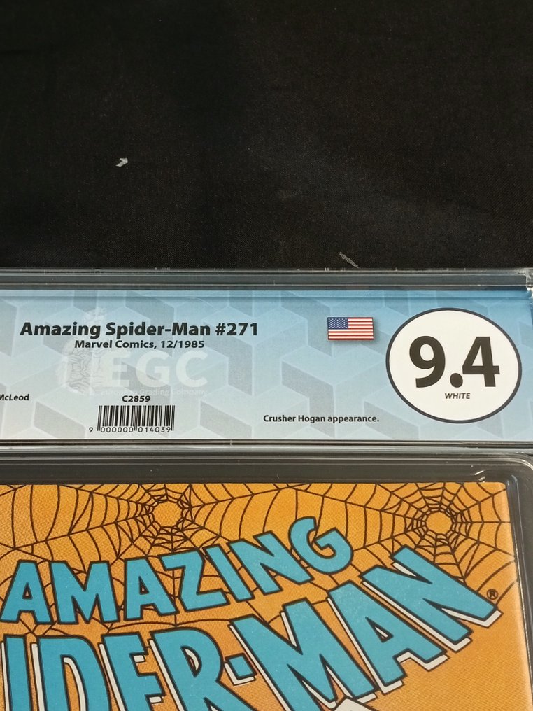The Amazing Spider-Man #271 - EGC 9.4 - Whatever Happened to Crusher Hogan? - 1 Graded comic - Erstausgabe - 1985 #1.0