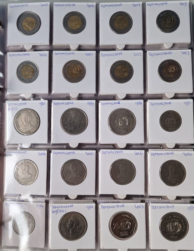 多米尼克, 厄瓜多爾, 瓜地馬拉, 蓋亞那, 宏都拉斯. 1850-2010  (沒有保留價) #3.2