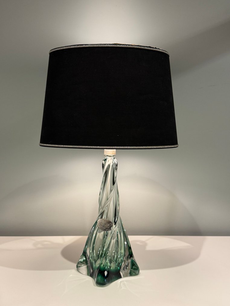Val Saint Lambert - René Delvenne - Table lamp - Crystal #1.0