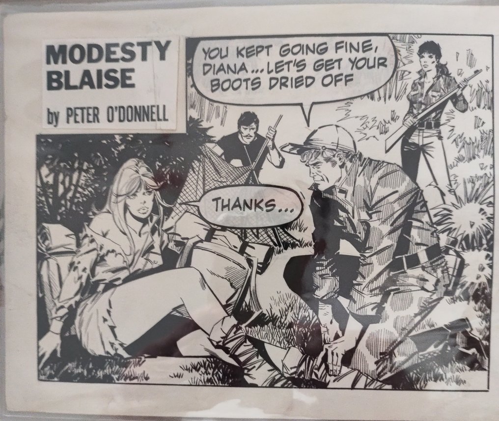 Romero, Enric Badia - Original page - Modesty Blaise - strip 2348 #3.2