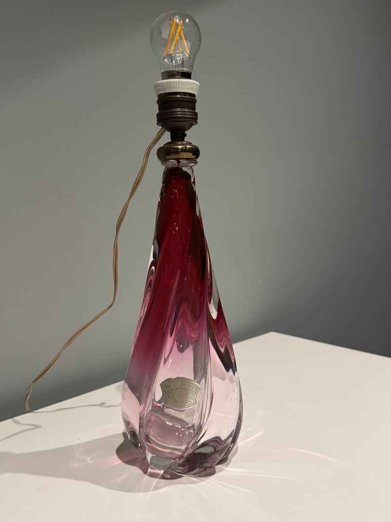 Val Saint Lambert - René Delvenne - Lampe de table - Cristal #3.2