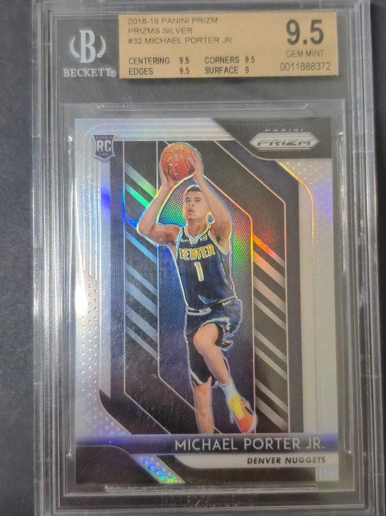 2018/19 Micheal Porter Jr #32 Silver Prizm+2019/2020 Matisse Tybulle Prizm Red 61/299+2021 +2021 - 3 Mixed collection #3.2