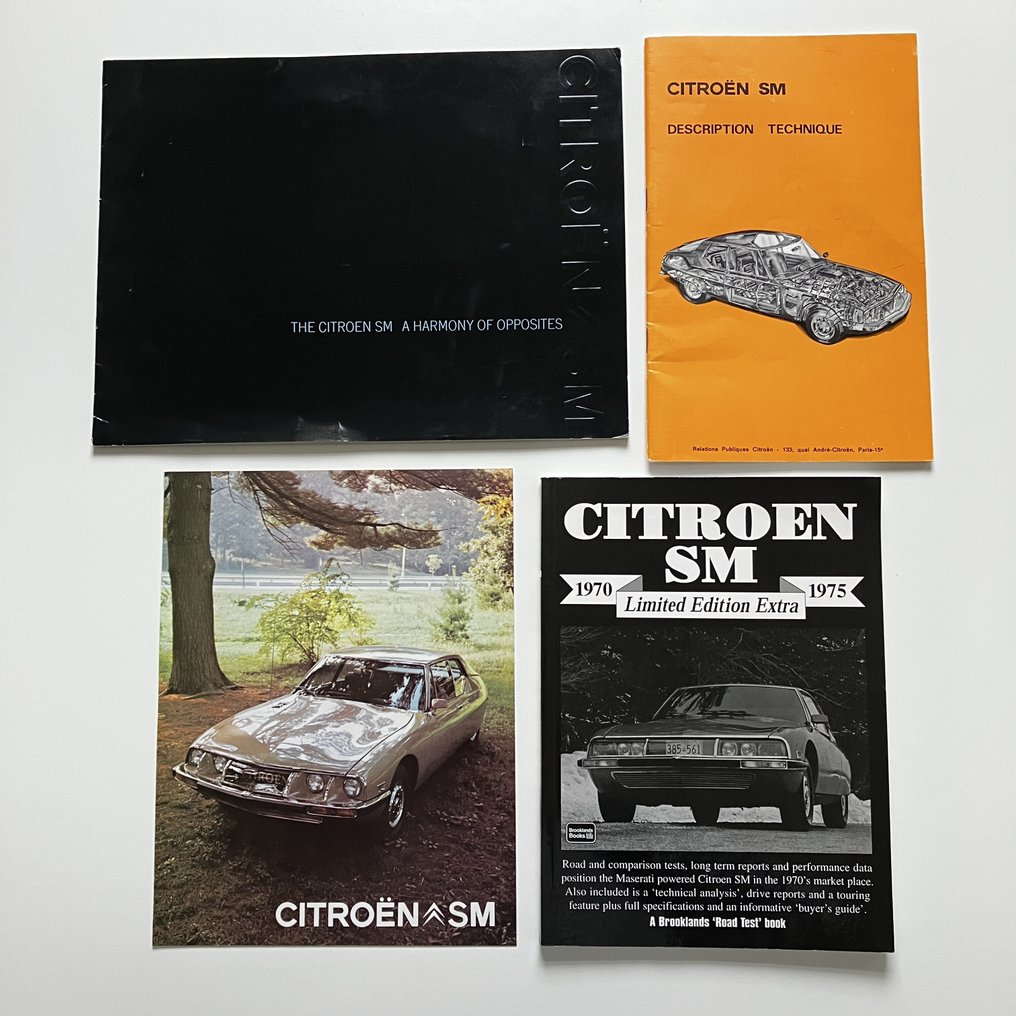 (FR) CITROËN SM brochures - 1970 #1.0