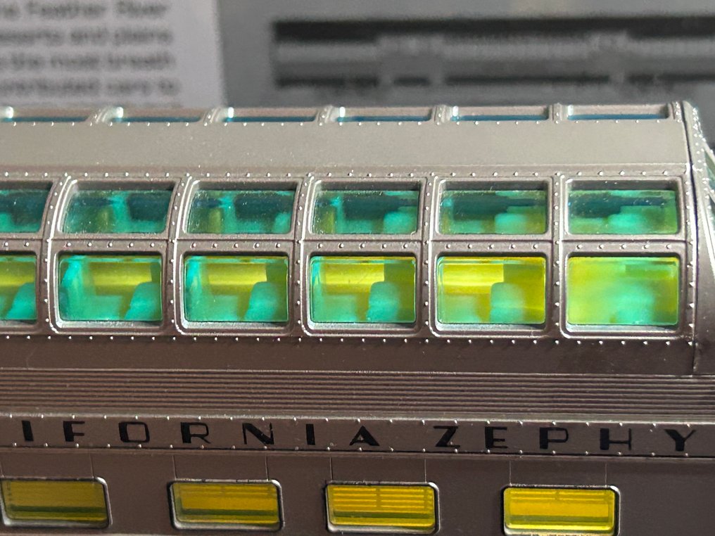 Broadway limited H0 - 531/538 - Modelltog passasjervogn-sett (2) - Western Pacific #4.3