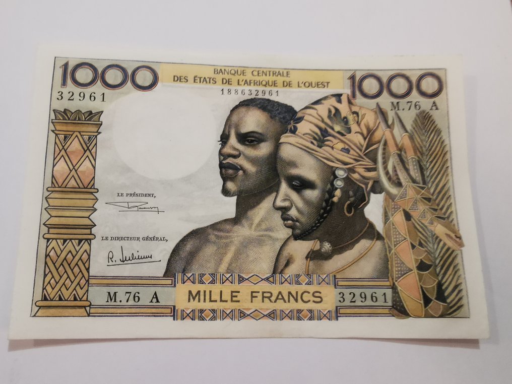 西非国家. - 100 and 1000 Francs ND (1959-65) - Pick 101Ag and 103Ag  (没有保留价) #1.0