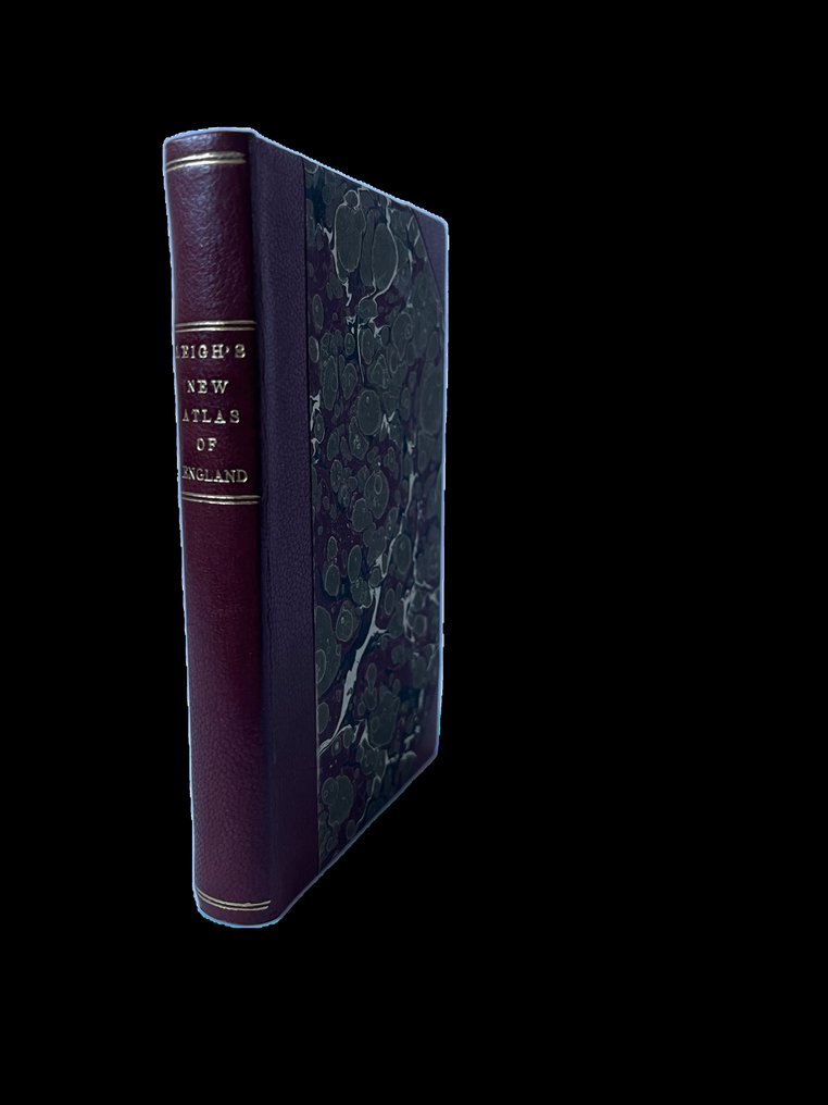 英國 - 英格兰，威尔士; M.A. Leigh - Leigh's New Pocket Atlas - 1834 #1.0