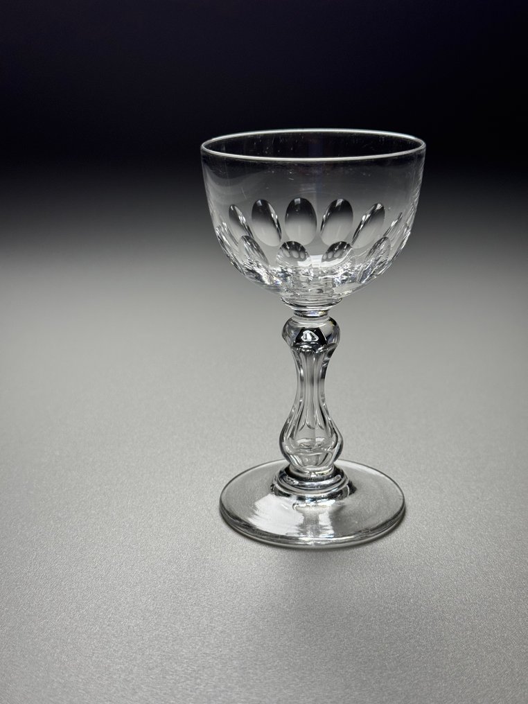 Val Saint Lambert - Drinking set for 6 (6) - Service OLIVIER - 60 ml - Crystal - BELLE ÉPOQUE -1904-1905 #1.0