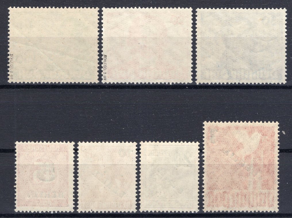 Berlin 1949 - Two editions / Goethe and green prints. - Michel 61/63, 64/67 #1.0