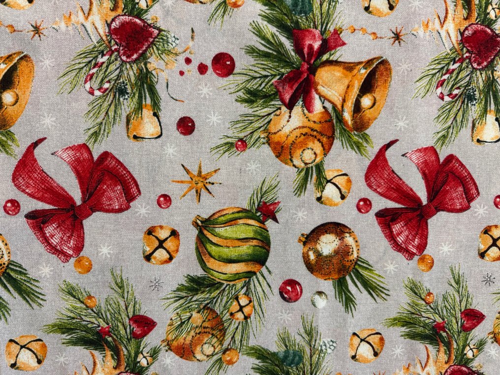 Elegant merry Christmas patchwork theme fabric - Tessuto  - 2.76 m - 2.8 m #3.2