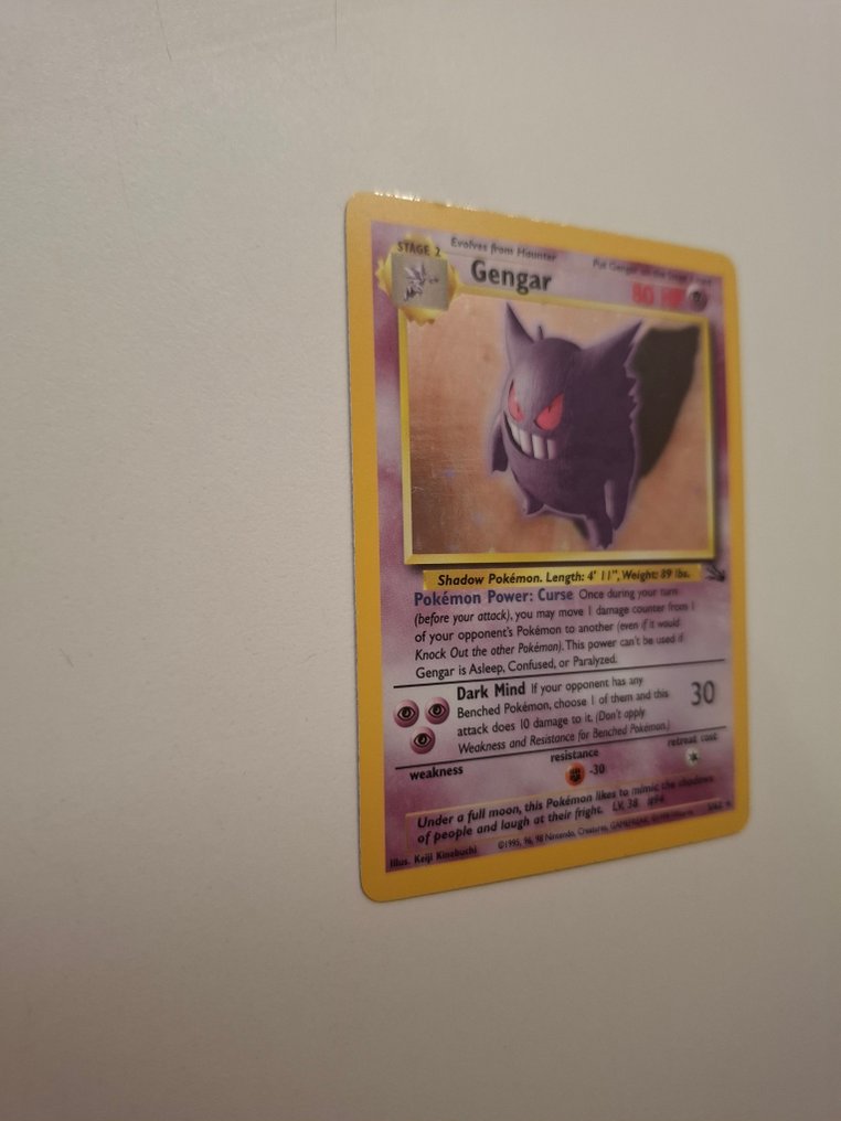 Pokémon - 1 Card - Gengar 5/62 Holo - WOTC - Base set #2.1