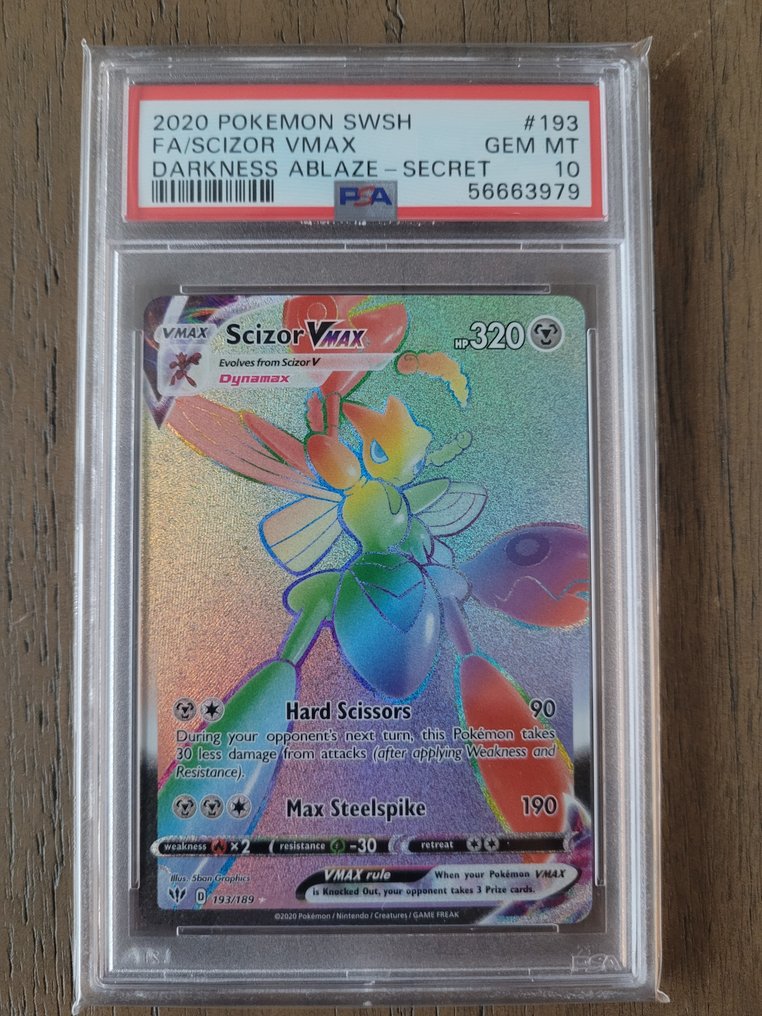 Pokémon - 1 Graded card - Scizor 全圖 - PSA 10 - Sword & Shield #1.0