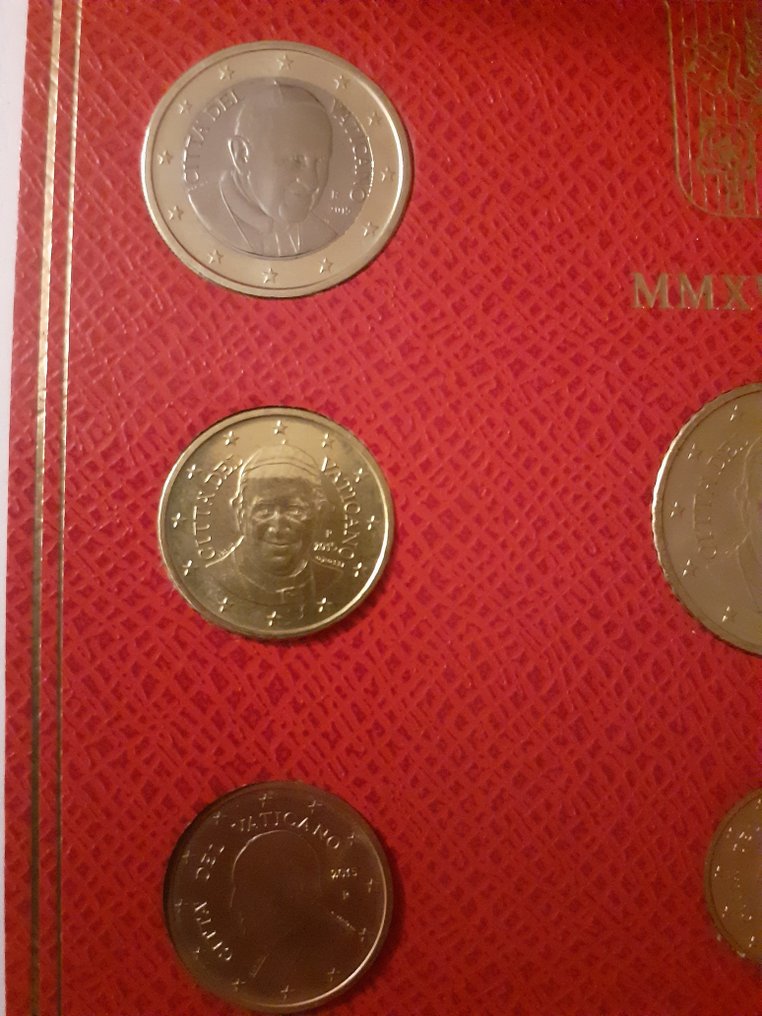 Βατικάνο. Year Set (BU) / 2 Euro 2011/2015 (2 items)  (χωρίς τιμή ασφαλείας) #4.3