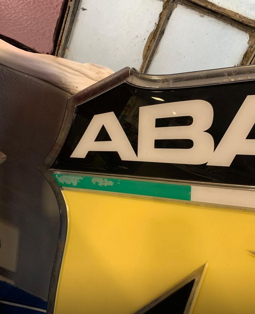 Abarth - Escudo original da Abarth com escorpião. - Sinal luminoso - Plástico, Metal, Vidro #3.2