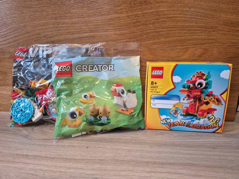 Lego - 40611, 30643, 40605 and 40692 - Retired - Assortment of LEGO Vip presents - 2020+ #1.0