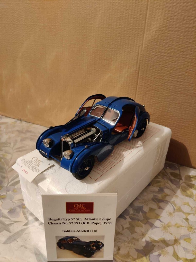 CMC 1:18 - Modelauto - Bugatti Typ 57 SC, Atlantic Coupé #2.1