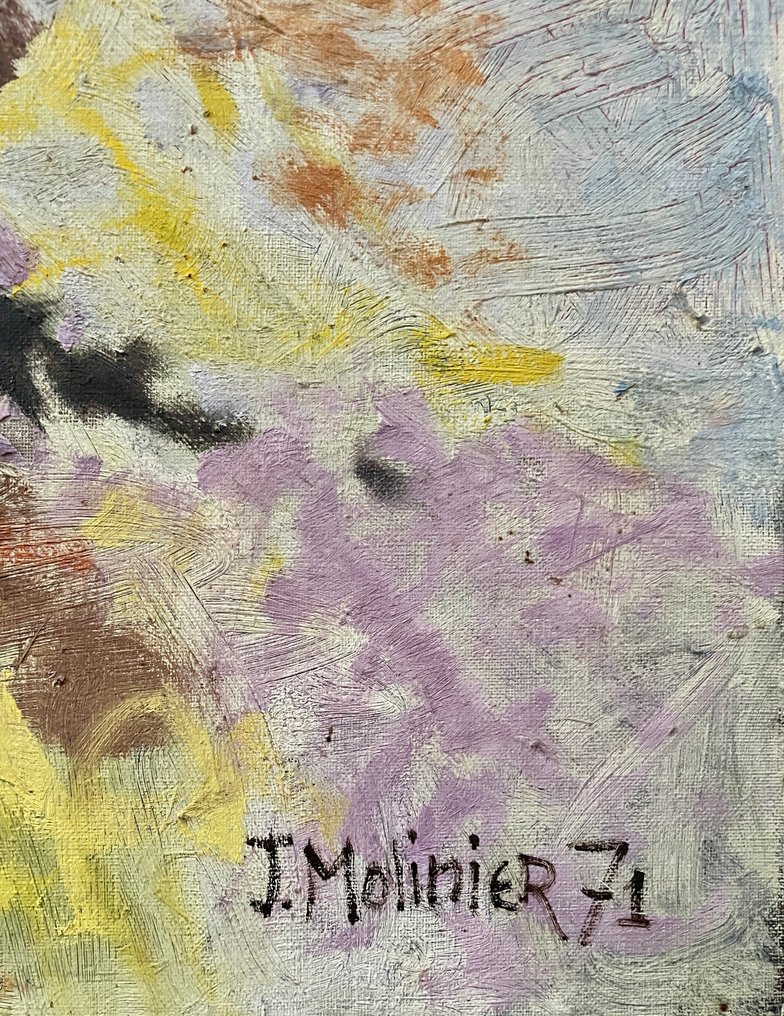 Jean Molinier (XX) - Composition abstraite #3.2