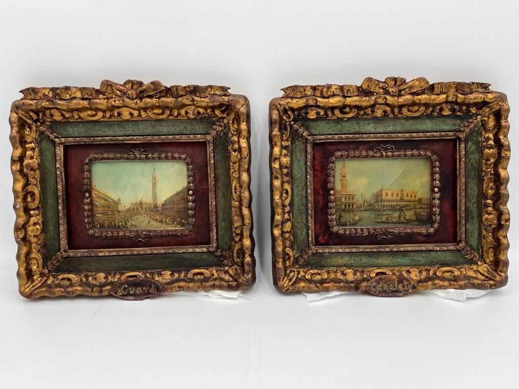 Frame (2) - Wood - Pair of Italian frames #3.2