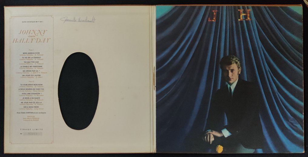 Johnny Hallyday - Johnny Chante Hallyday - Limited Edition, Numbered, Velvet Cover - Différents titres - LP - 1965 #1.0