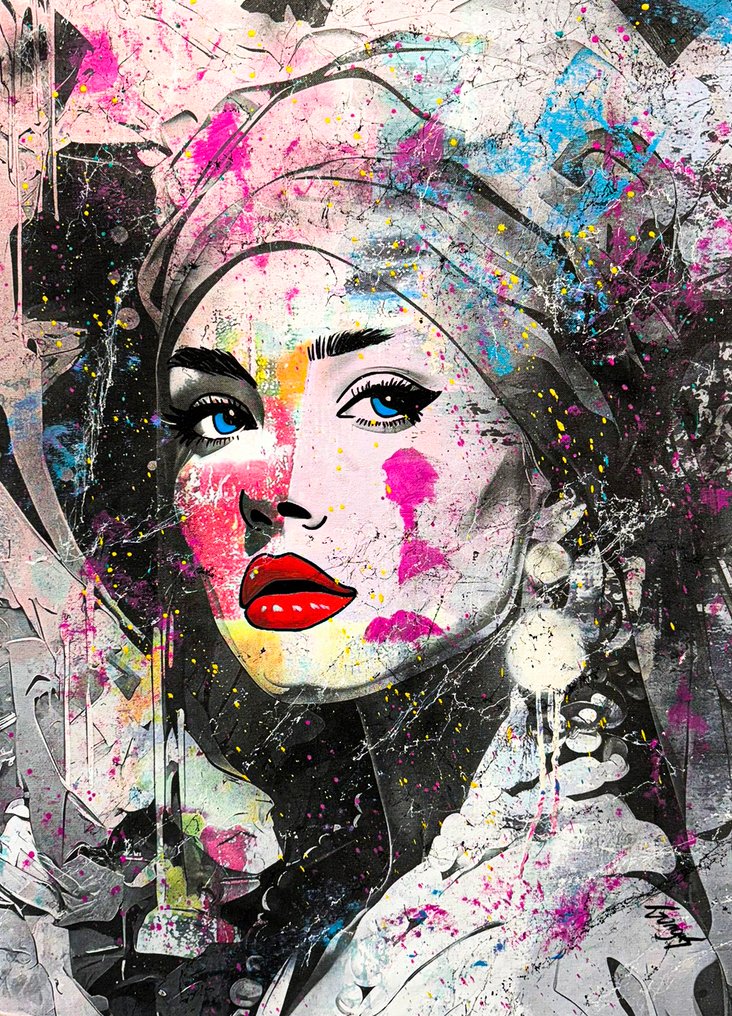 Gongas - Girl with a Pearl - Modern Edition - XL No Reserve #1.0