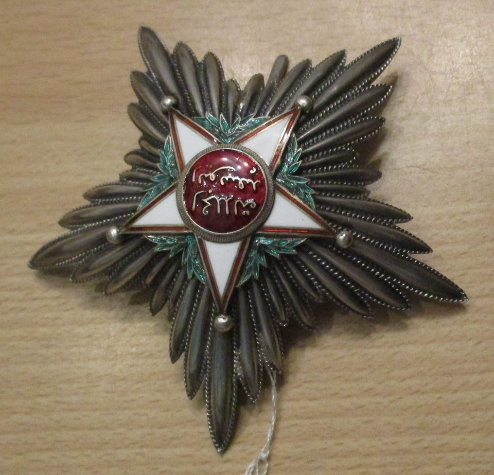 摩洛哥 - 陸軍／步兵 - 軍功章 - 摩洛哥奥伊萨姆王朝勋章大官章 #2.1