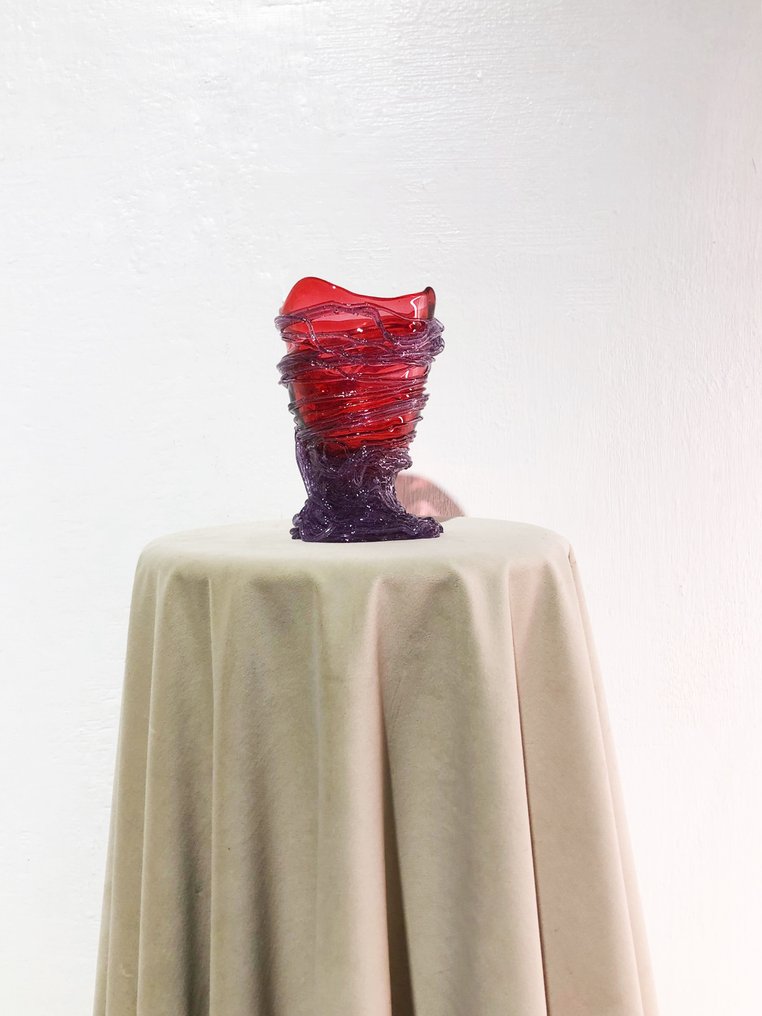 Fish Design - Corsi Design - Gaetano Pesce - Vase -  Spaghetti  - Weicher Harz #1.0