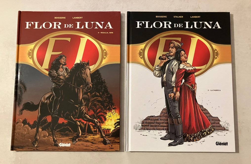 Flor De Luna - 1 t/m 5 - Complete reeks HC - 5 Album - Eerste druk - 2007/2014 #3.2