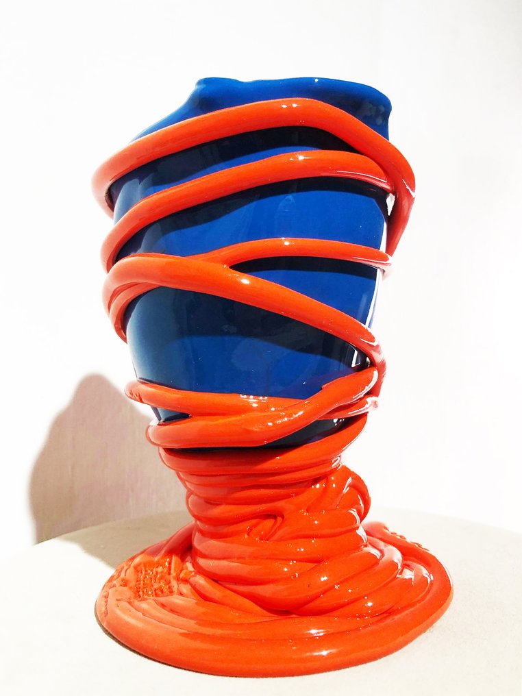 Fish Design - Corsi Design - Gaetano Pesce - Vase - Pompitu II. - Blød harpiks #2.1