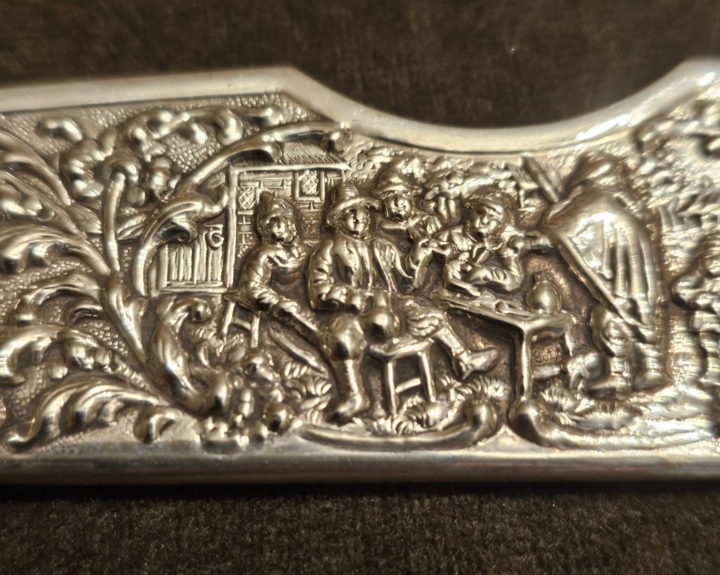 Portacarte - .835 argento - Portacipria in argento, testato come argento. #1.0